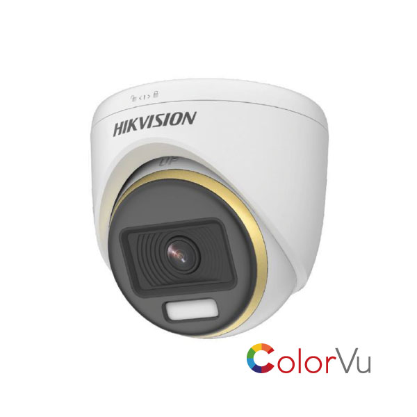 Cámara Analógica Hikvision domo 2 MP ColorVu