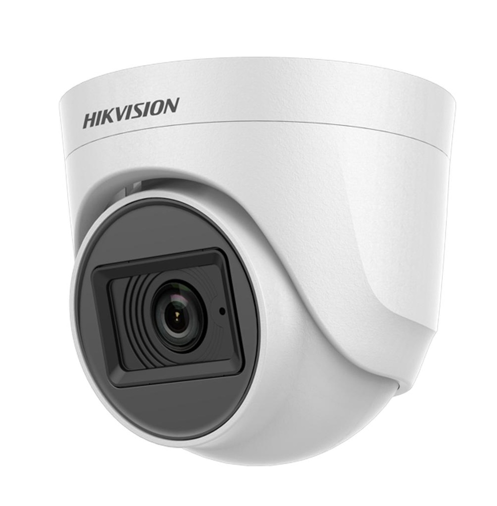 Cámara Analógica Hikvision domo 5 MP con audio para interiores