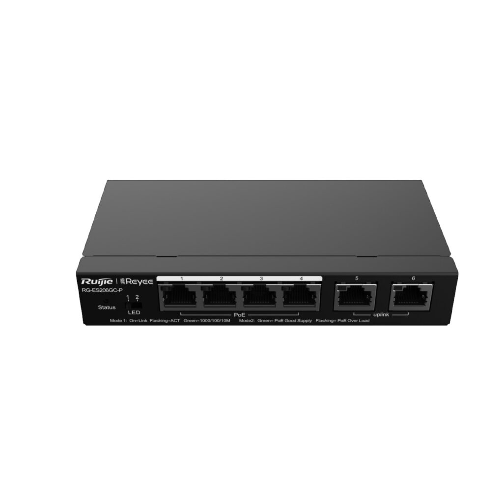 Switch PoE Ruijie Reyee RG-ES206GC-P