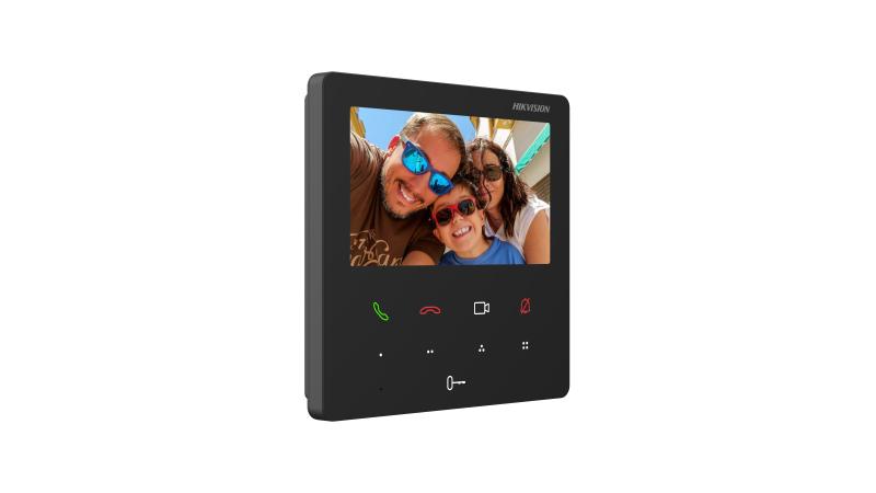 Pantalla de videoportero IP Hikvision 4" interior