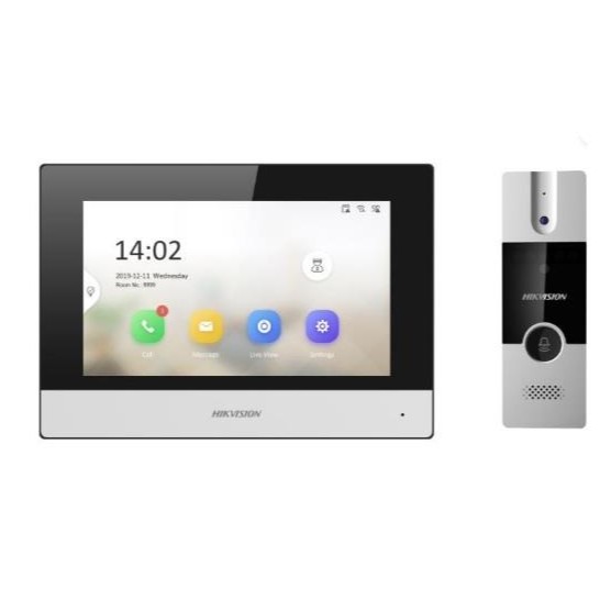 kit de Videoportero Híbrido Hikvision modelo DS-KIS302-P